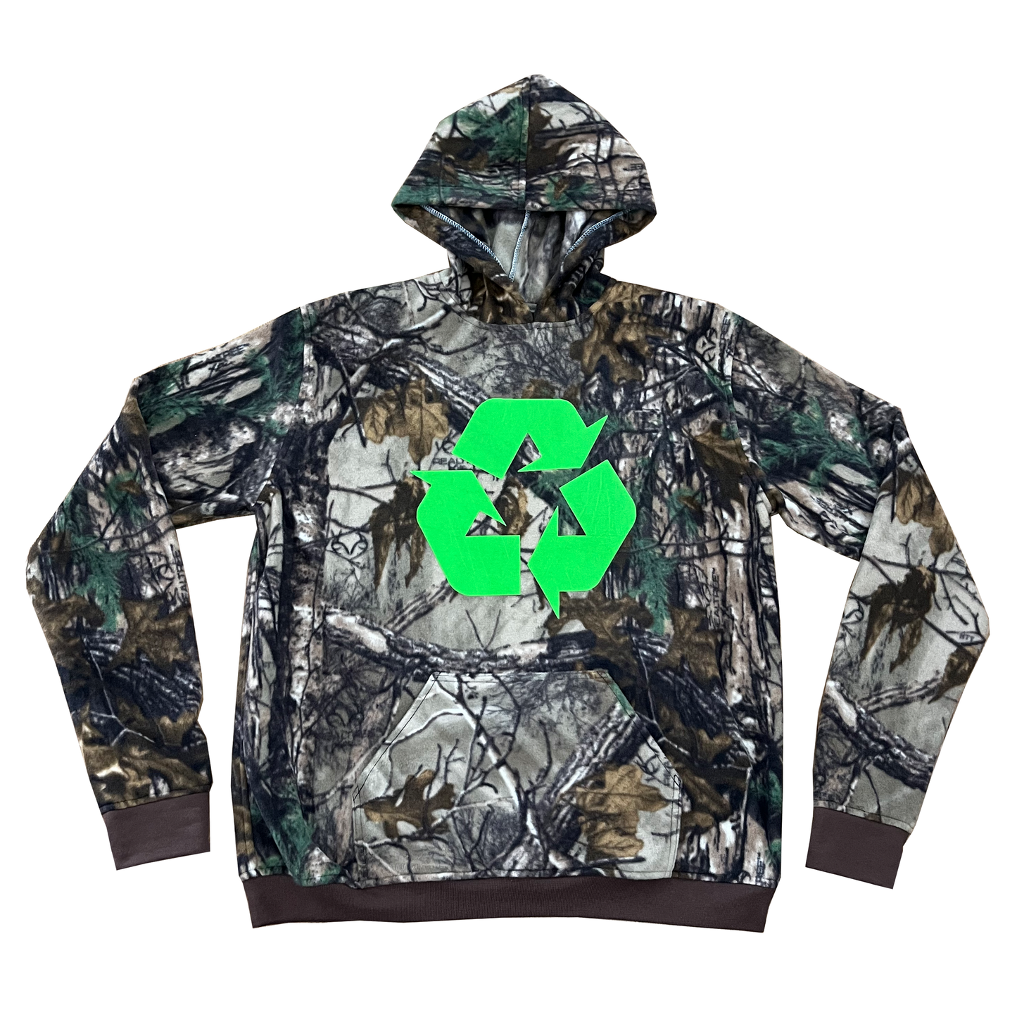 recycling hoodie - camo