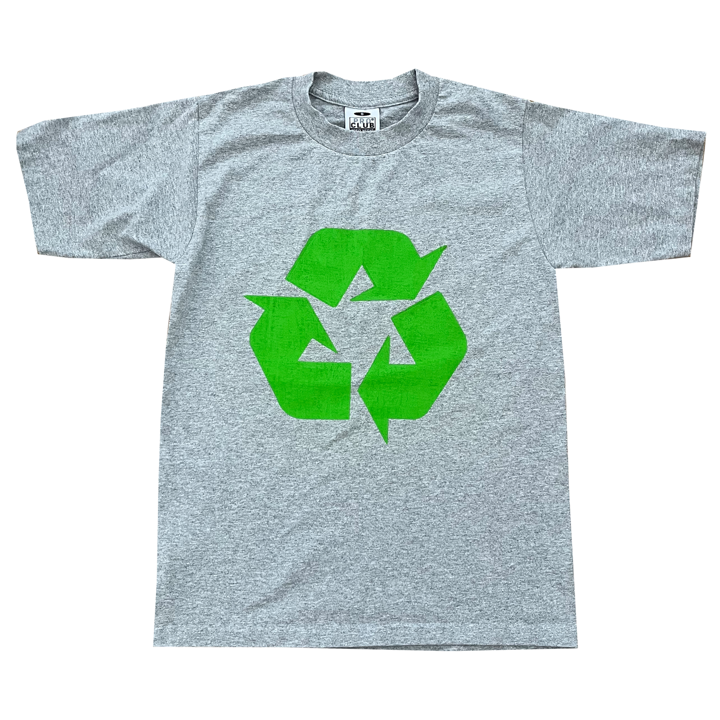recycling tee - sport grey/green