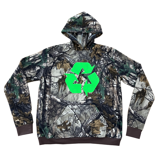 recycling hoodie - camo