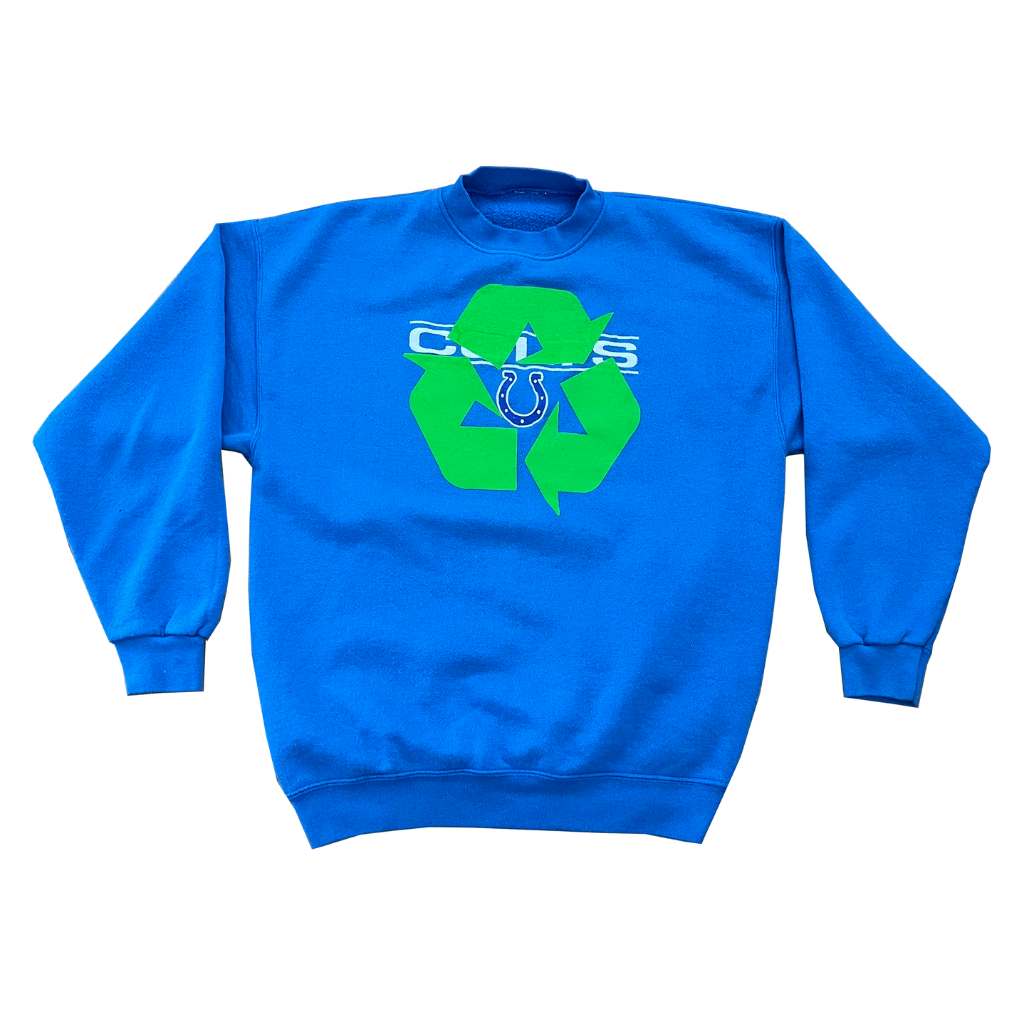recycling crewneck - colts blue